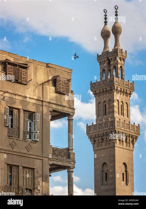 Old mosque and old building in Old Cairo - Egypt Stock Photo - Alamy