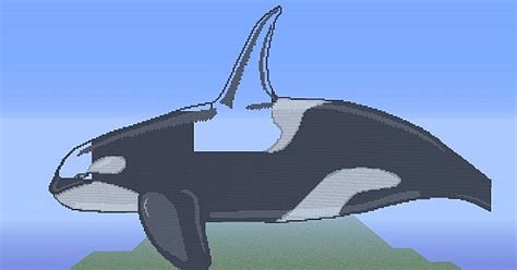 Giant Orca Pixel Minecraft Project