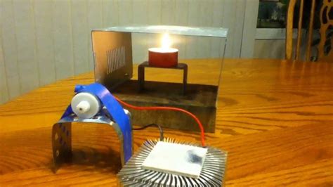 Simple Candle Powered Thermoelectric Device - YouTube