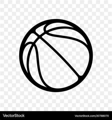 Basketball logo icon streetball Royalty Free Vector Image