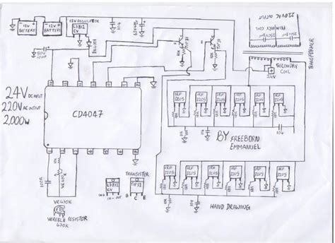 15 Watt Inverter Circuit Diagram