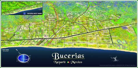 Mapa Jeff Cartography: Bucerias Map