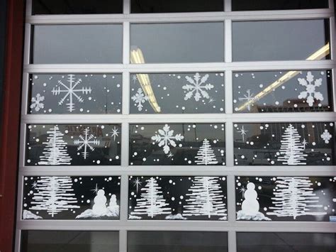 Winter Wonderland window painting @ A Salon 7, in Reno by: Jannal ...