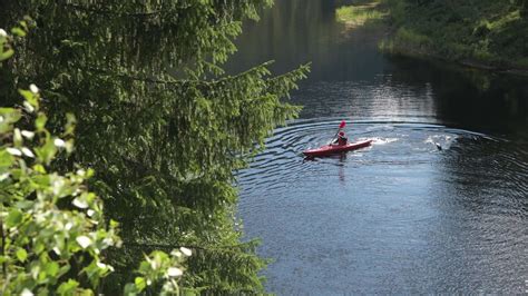 Sportsman in a Kayak. Summer Outdoor Water Recreation 24249731 Stock ...