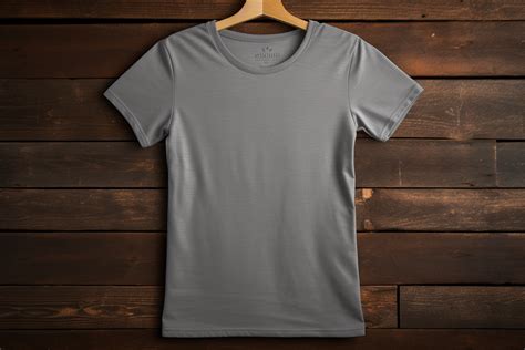 Grey T-shirt Mockup Gráfico por Illustrately · Creative Fabrica