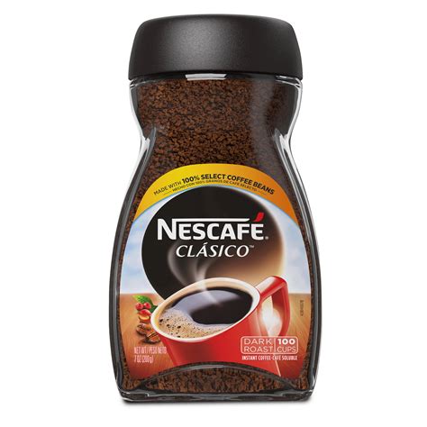 Nescafé Clasico, Dark Roast Instant Coffee, 7 oz. - Walmart.com