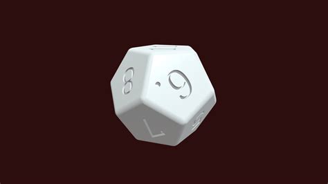 12 sides Dodecahedron Dice - Download Free 3D model by CdR (@CdRibin ...