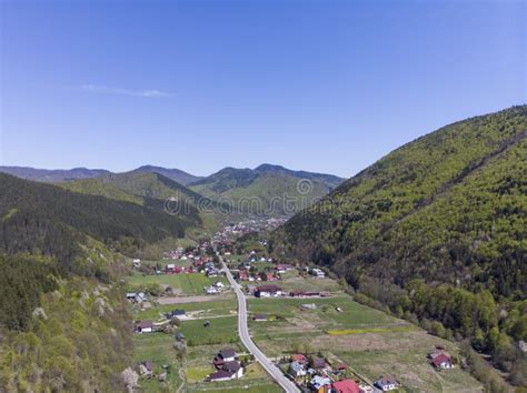 LepÈ™a Village in the Vrancea Mountains, Romania Stock Image - Image of ...