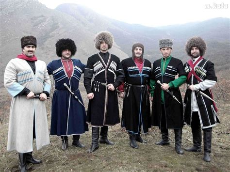 Dagestan men various traditional costumes dagestani North Caucasus ...