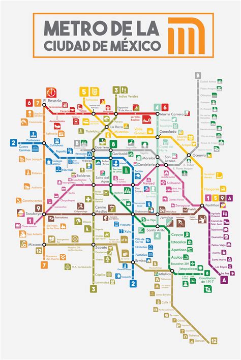 Transitmaps Tourist Map Subway Map Mexico City | Images and Photos finder