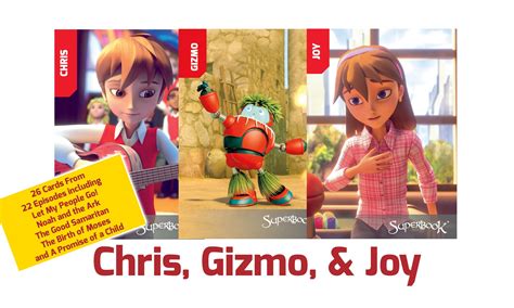 Chris, Gizmo, & Joy Bundle - Superbook Academy