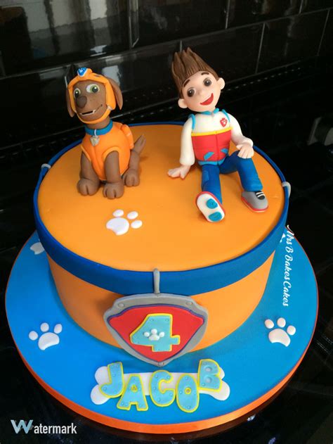 Zuma Paw Patrol Cake | Paw patrol cake, Paw patrol birthday cake, Paw ...