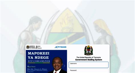 Access mail.utumishi.go.tz. Government Mailing System :: Log in