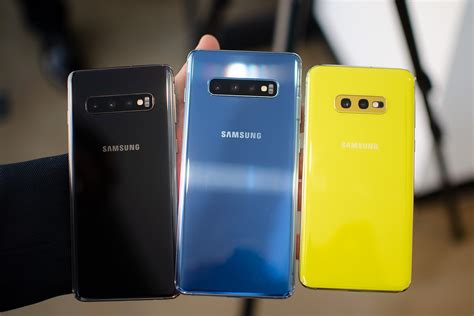 Samsung Galaxy S10 Vs. S10 Plus Vs. S10e Vs. S10 5G | Comparison ...