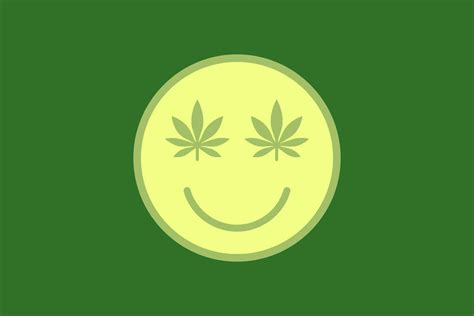 Weed Emoji Background