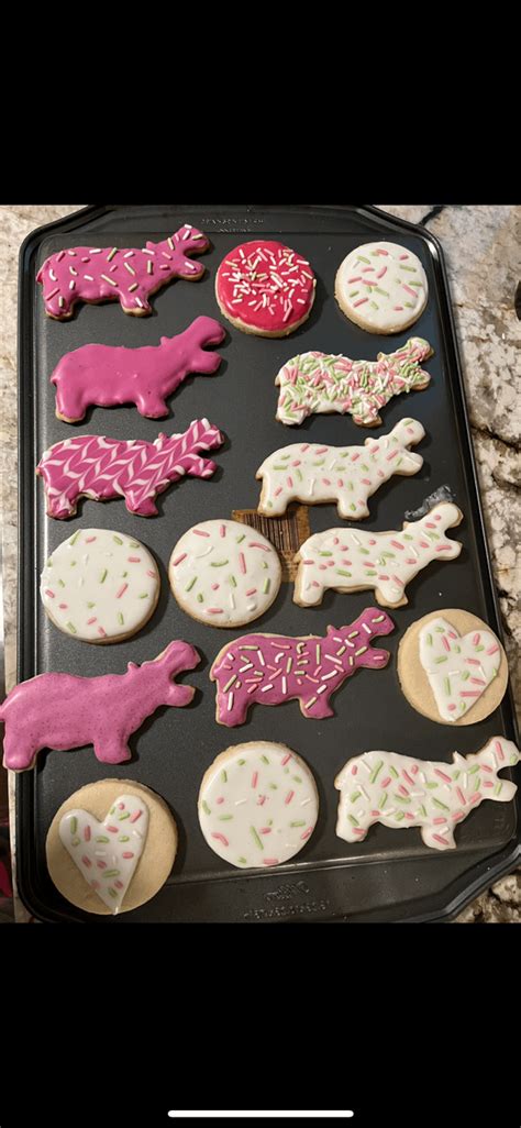 Christmas Hippo Cookies! : r/clairesaffitz