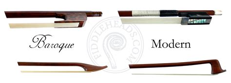 Baroque vs. Modern Bows Fiddleheads Violin Studio