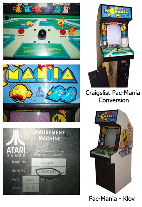 Pac-Mania arcade game in Brazil / Indianapolis area Indiana ...