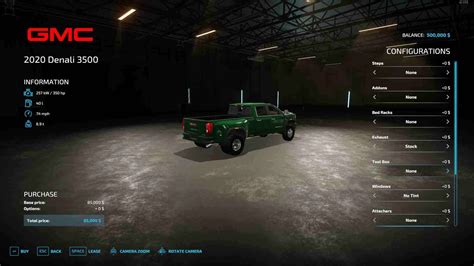 2020 GMC denali v1.0 | FS22 Mod Download