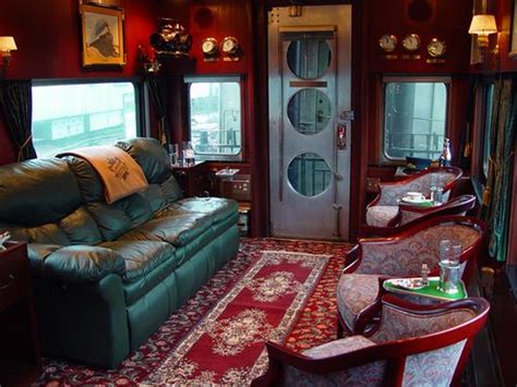 Private Rail Car Metis - interior lounge | Train travel, Rail car ...