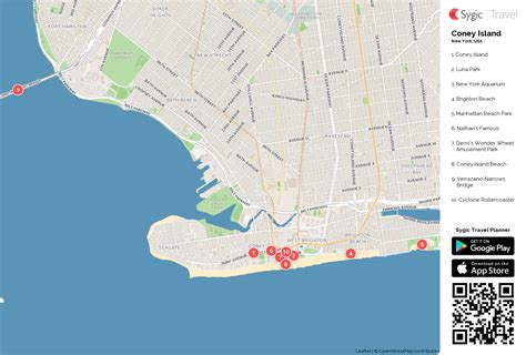 Map Of Coney Island – Verjaardag Vrouw 2020