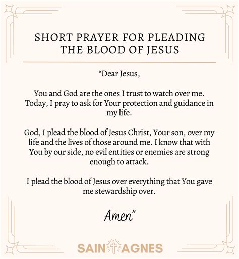 The Strongest 4 Prayers for Pleading The Blood of Jesus