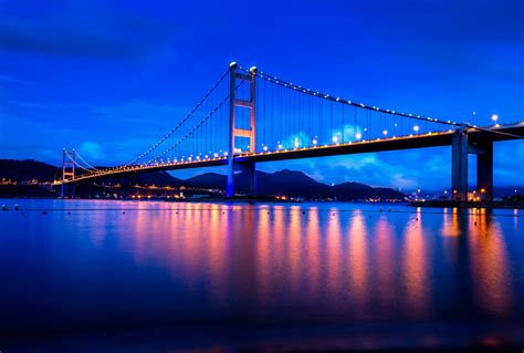 Download Man Made Tsing Ma Bridge 4k Ultra HD Wallpaper