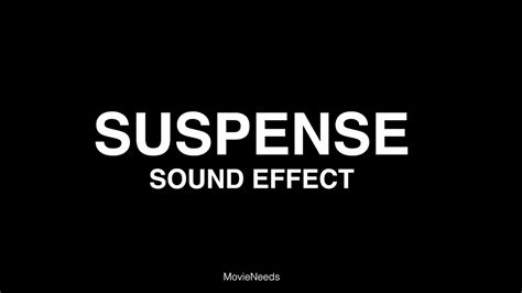 Suspense sound effect - YouTube