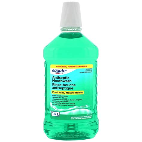 Equate™ Antiseptic Mouthwash Fresh Mint | Walmart Canada