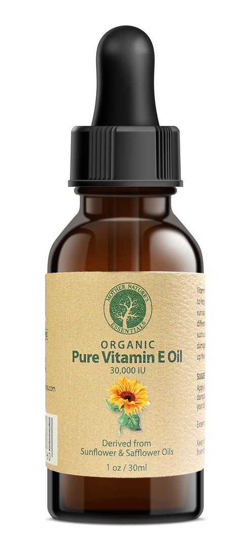 Organic Vitamin E Oil 30,000IU 1 oz - Walmart.com