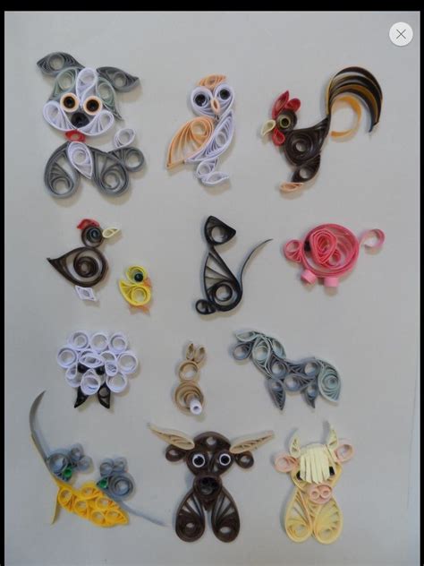 Animals. | Quilling designs, Quilling patterns, Quilling techniques