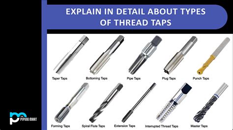 Different Types Of Taps And When To Use Them ProMAXX Tool, 56% OFF