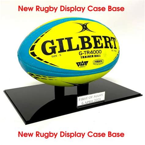 Rugby Ball Display Case | Puffin Plastics