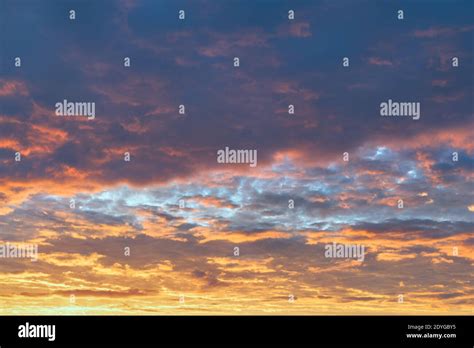 Clouds at sunset from Silver Beach in St. Joseph, Michigan Stock Photo ...