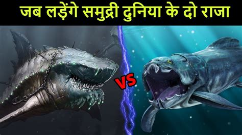 Megalodon vs Dunkleosteus जब लड़ेंगे समंदर की दो महाशक्ति - YouTube