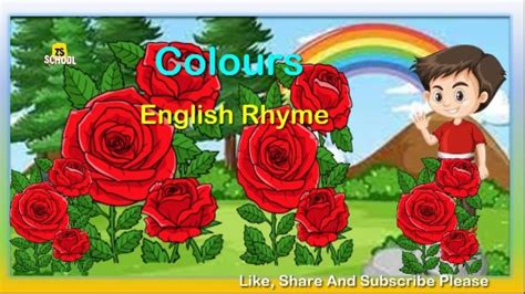 Colours / Rhyme For Kids/ English Rhyme/ English Rhyme For Kids ...