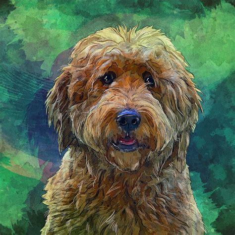 Custom Pet Painting Dog Portrait on Canvas Dog Lover Gift | Etsy