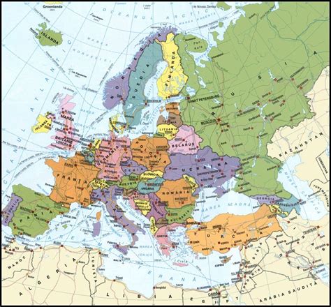 Capitale Europa Map World Map Diagram | Images and Photos finder