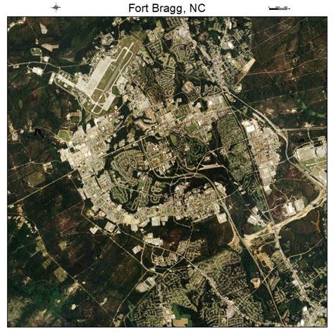 Aerial Photography Map of Fort Bragg, NC North Carolina