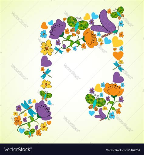 Spring music background Royalty Free Vector Image