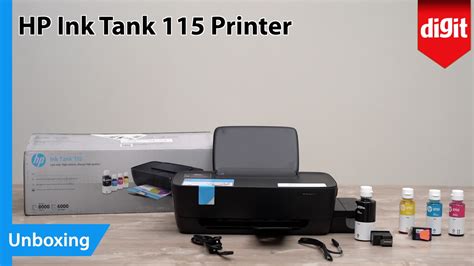 HP Ink Tank 115 Printer Unboxing