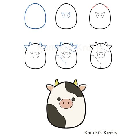 Connor Cow Squishmallow art | Cute easy doodles, Cute easy drawings ...