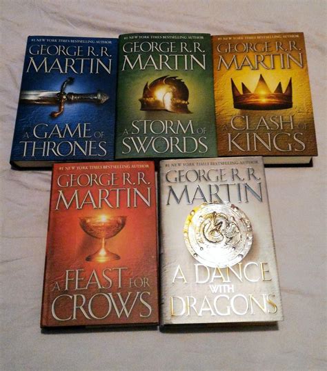 A Song of Ice and Fire (Game of Thrones) by George Martin - Books 1-5 ...