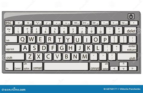 Keyboard Vector Illustration Stock Vector - Illustration of information ...