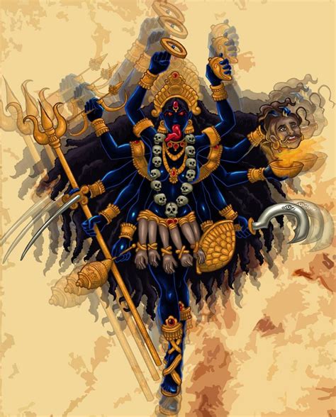 KALI-Goddess by akhwar on @DeviantArt | Deuses indianos, Kali deusa ...