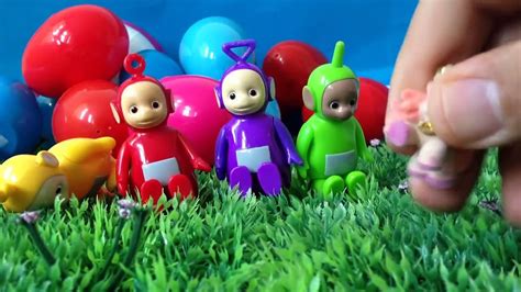 Teletubbies with 25 Surprise Eggs Po lala tinky winky dipsy - Video ...