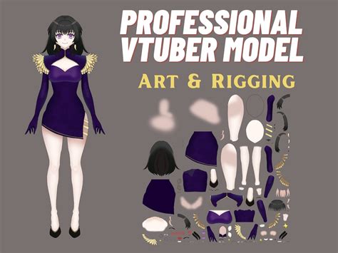 Custom Vtuber Commission, Vtuber Model and Rigging with Commercial Use ...