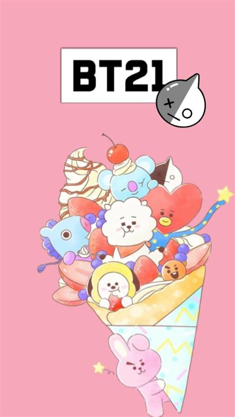 BTS BT21 Wallpapers - Wallpaper Cave