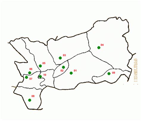 Mapas politico de Zacapa