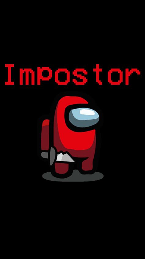 Among Us Impostor Wallpaper - iXpap